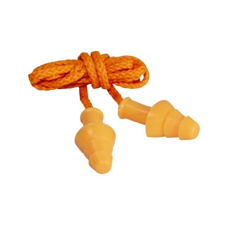 CORDED SILICONE EAR PLUGS W/CASE